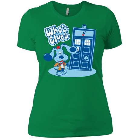 T-Shirts Kelly Green / X-Small Who's Clues Women's Premium T-Shirt