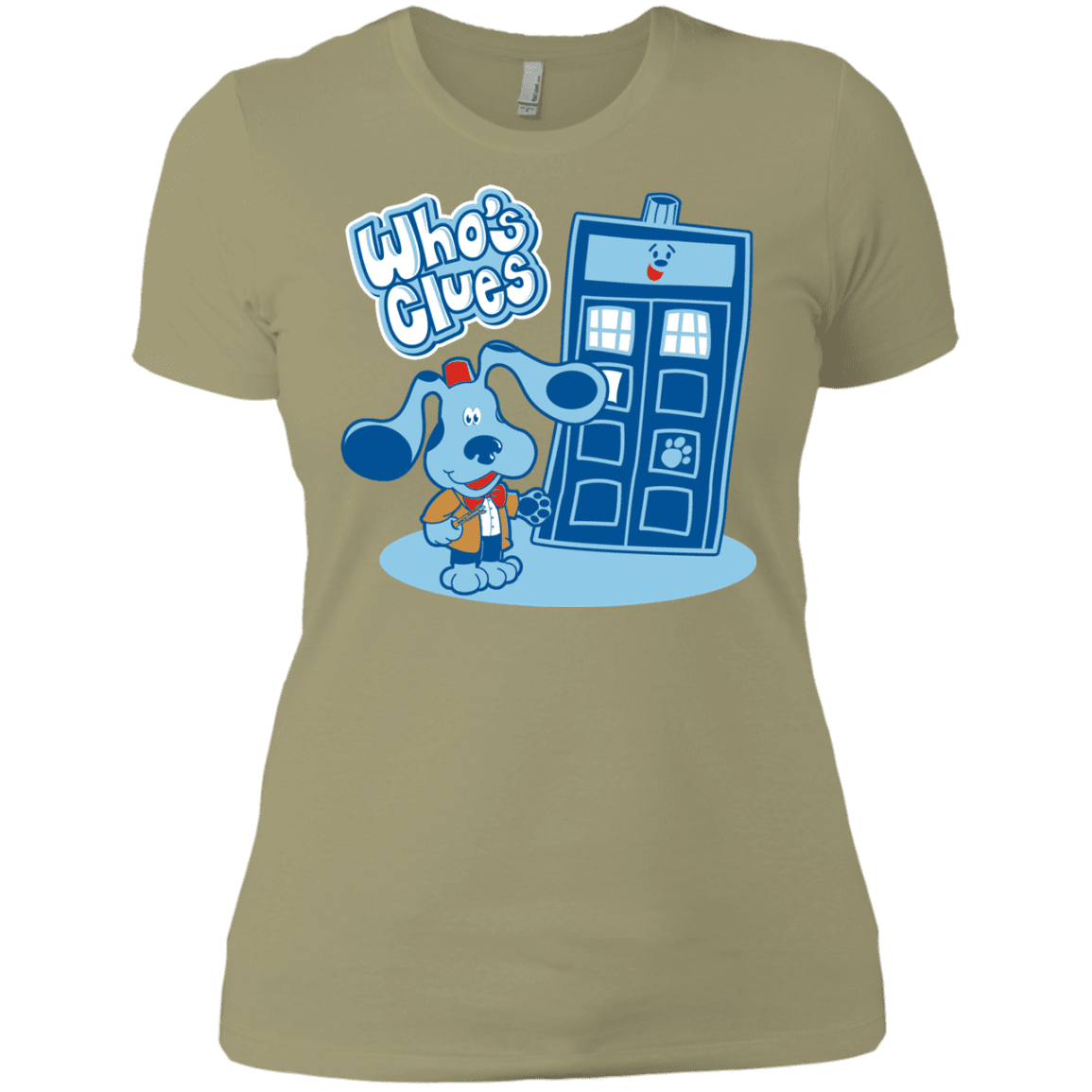T-Shirts Light Olive / X-Small Who's Clues Women's Premium T-Shirt