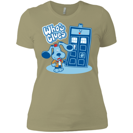 T-Shirts Light Olive / X-Small Who's Clues Women's Premium T-Shirt
