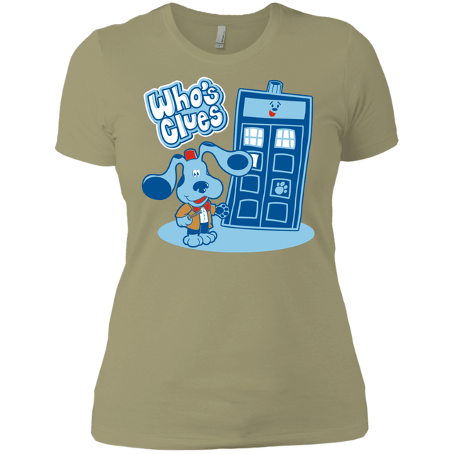 T-Shirts Light Olive / X-Small Who's Clues Women's Premium T-Shirt