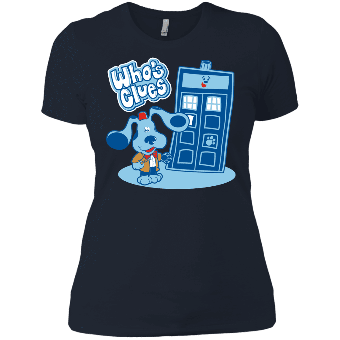 T-Shirts Midnight Navy / X-Small Who's Clues Women's Premium T-Shirt