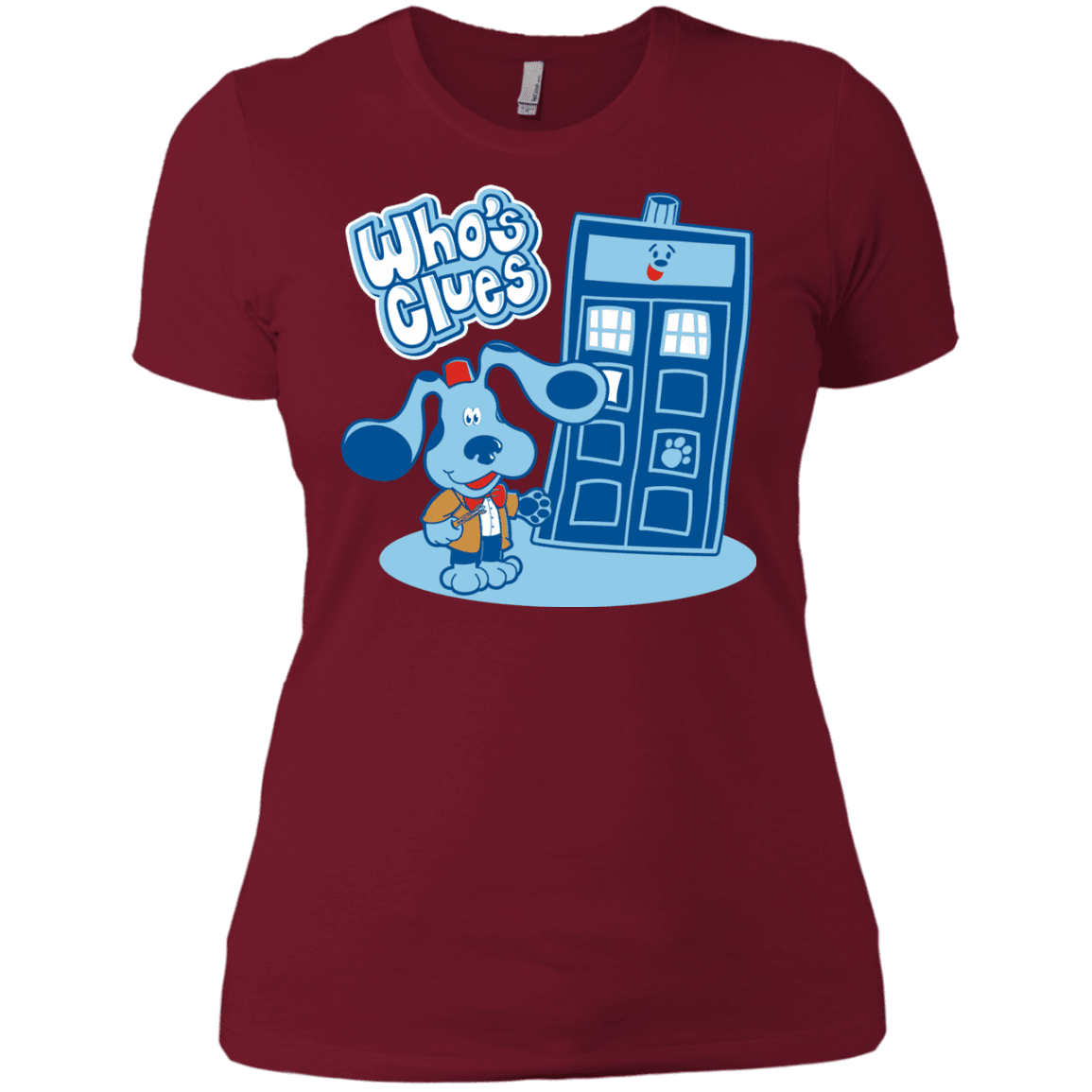 T-Shirts Scarlet / X-Small Who's Clues Women's Premium T-Shirt