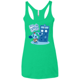 Who's Clues Women's Triblend Racerback Tank
