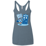 Who's Clues Women's Triblend Racerback Tank