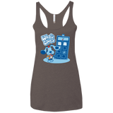 Who's Clues Women's Triblend Racerback Tank