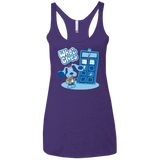 Who's Clues Women's Triblend Racerback Tank