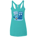 Who's Clues Women's Triblend Racerback Tank