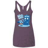 Who's Clues Women's Triblend Racerback Tank