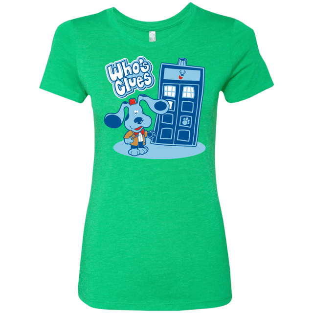 T-Shirts Envy / S Who's Clues Women's Triblend T-Shirt