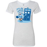 T-Shirts Heather White / S Who's Clues Women's Triblend T-Shirt
