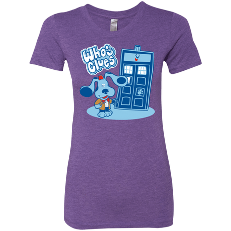 T-Shirts Purple Rush / S Who's Clues Women's Triblend T-Shirt