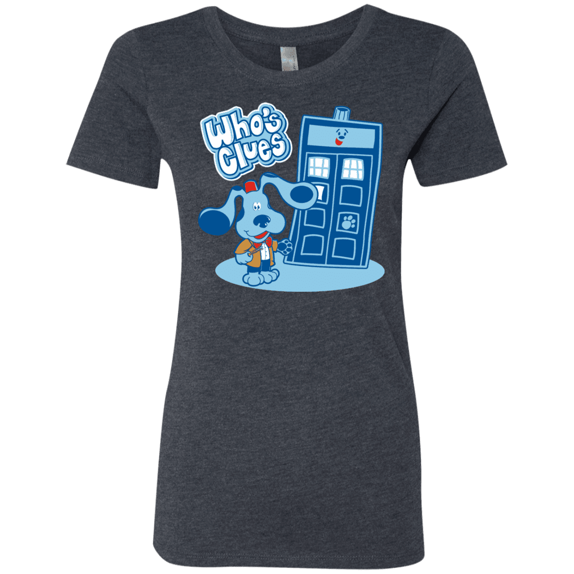 T-Shirts Vintage Navy / S Who's Clues Women's Triblend T-Shirt