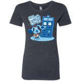 T-Shirts Vintage Navy / S Who's Clues Women's Triblend T-Shirt