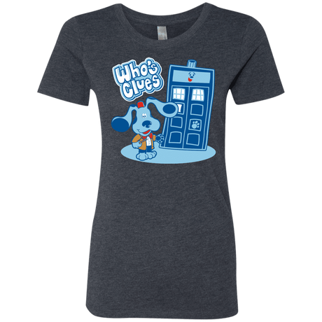 T-Shirts Vintage Navy / S Who's Clues Women's Triblend T-Shirt