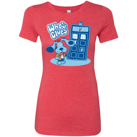 T-Shirts Vintage Red / S Who's Clues Women's Triblend T-Shirt