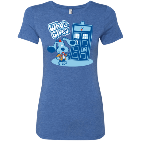 T-Shirts Vintage Royal / S Who's Clues Women's Triblend T-Shirt