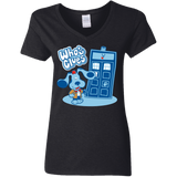 T-Shirts Black / S Who's Clues Women's V-Neck T-Shirt