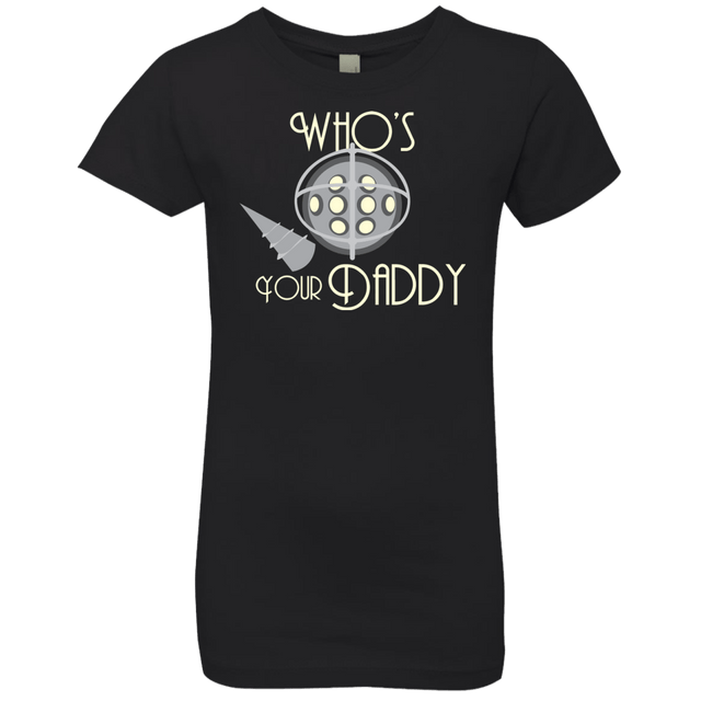 T-Shirts Black / YXS Who's Your Daddy Girls Premium T-Shirt