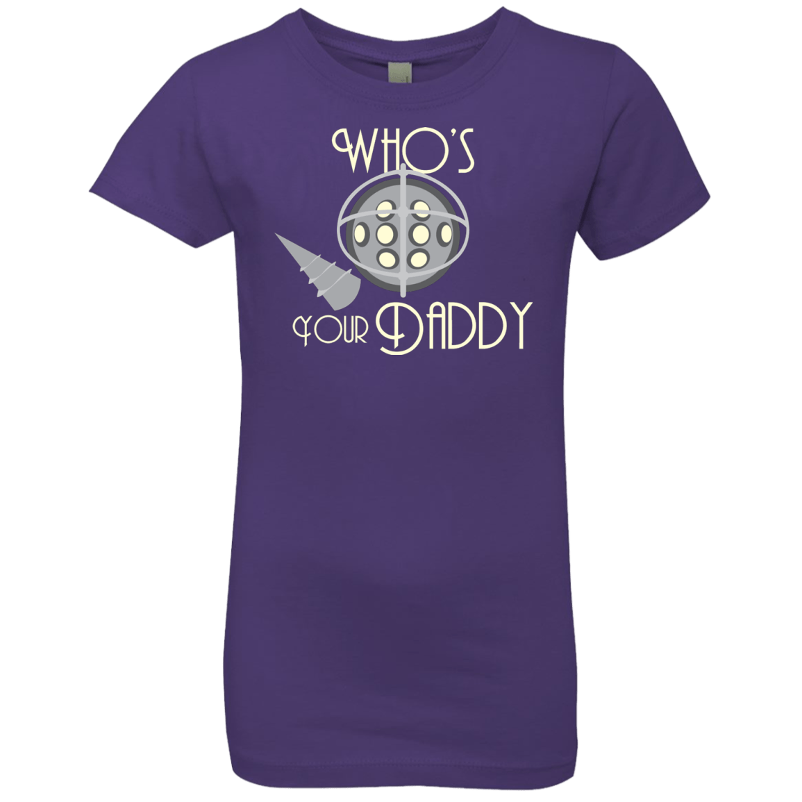 T-Shirts Purple Rush / YXS Who's Your Daddy Girls Premium T-Shirt