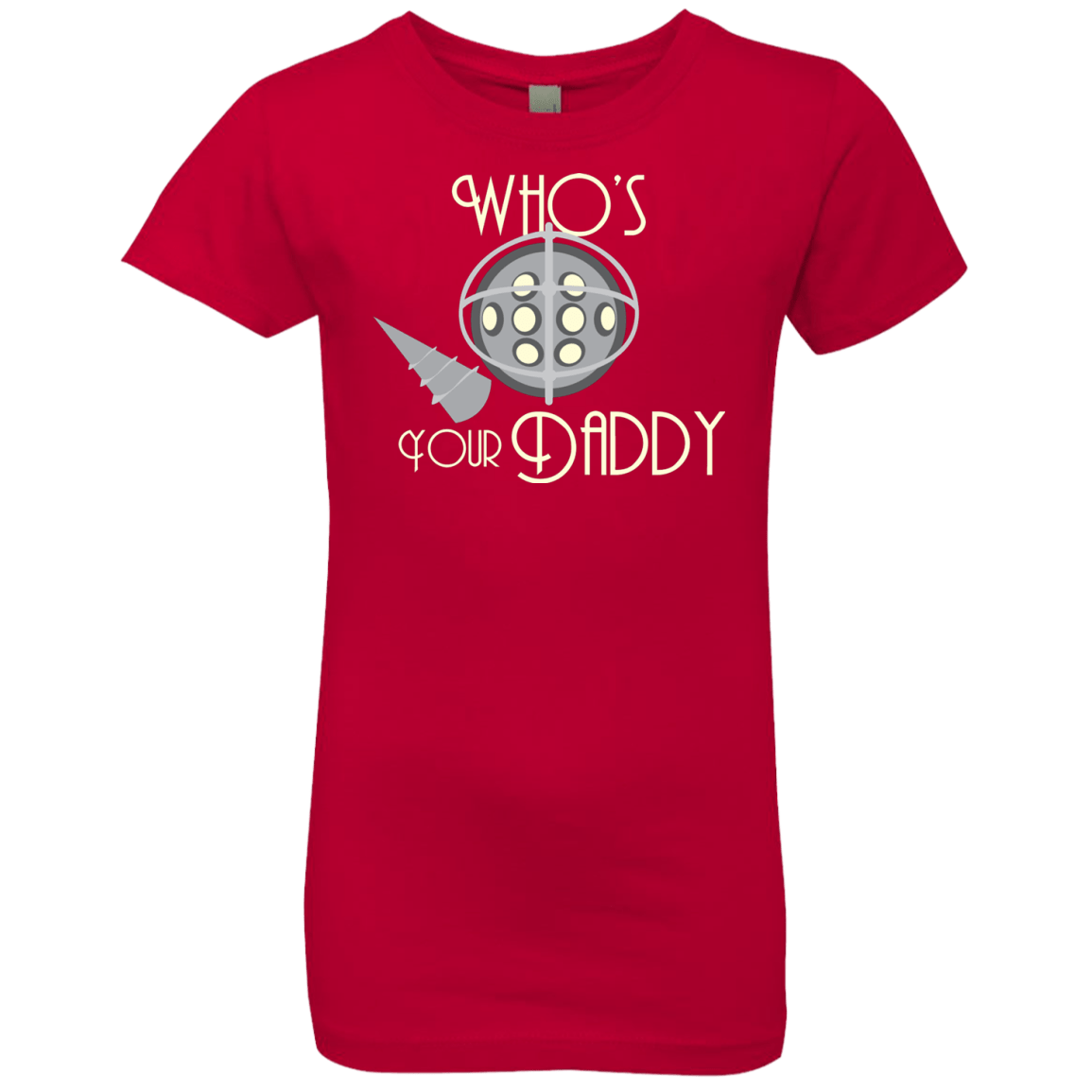 T-Shirts Red / YXS Who's Your Daddy Girls Premium T-Shirt