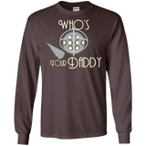 T-Shirts Dark Chocolate / S Who's Your Daddy Men's Long Sleeve T-Shirt