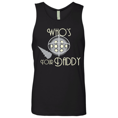 T-Shirts Black / S Who's Your Daddy Men's Premium Tank Top