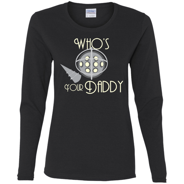 T-Shirts Black / S Who's Your Daddy Women's Long Sleeve T-Shirt