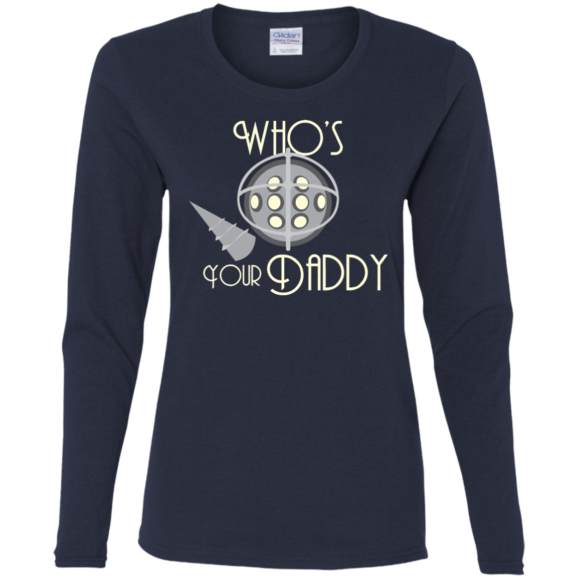T-Shirts Navy / S Who's Your Daddy Women's Long Sleeve T-Shirt