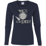 T-Shirts Navy / S Who's Your Daddy Women's Long Sleeve T-Shirt