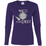 T-Shirts Purple / S Who's Your Daddy Women's Long Sleeve T-Shirt