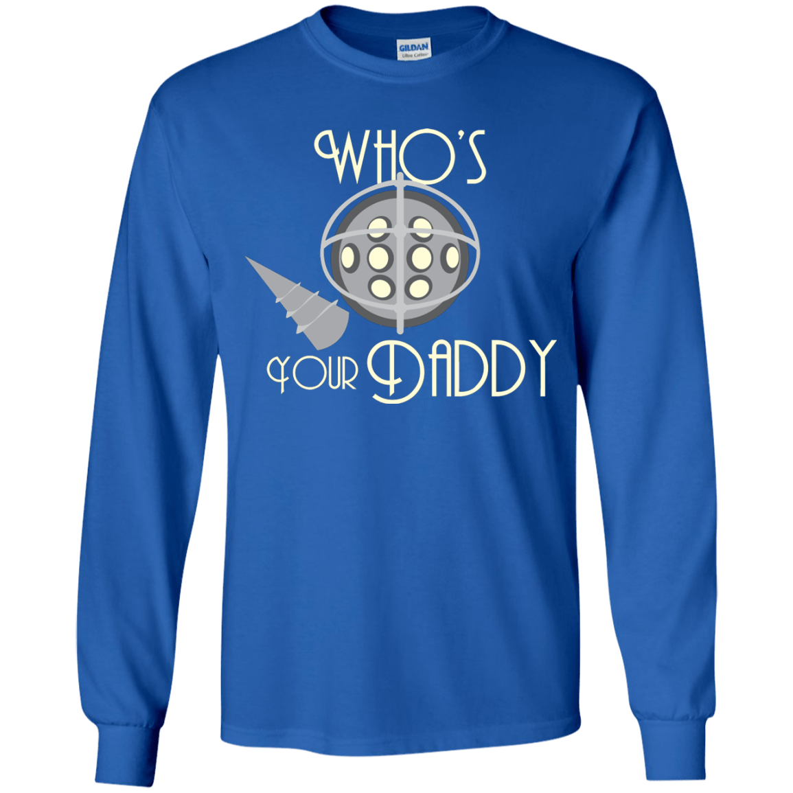 T-Shirts Royal / YS Who's Your Daddy Youth Long Sleeve T-Shirt