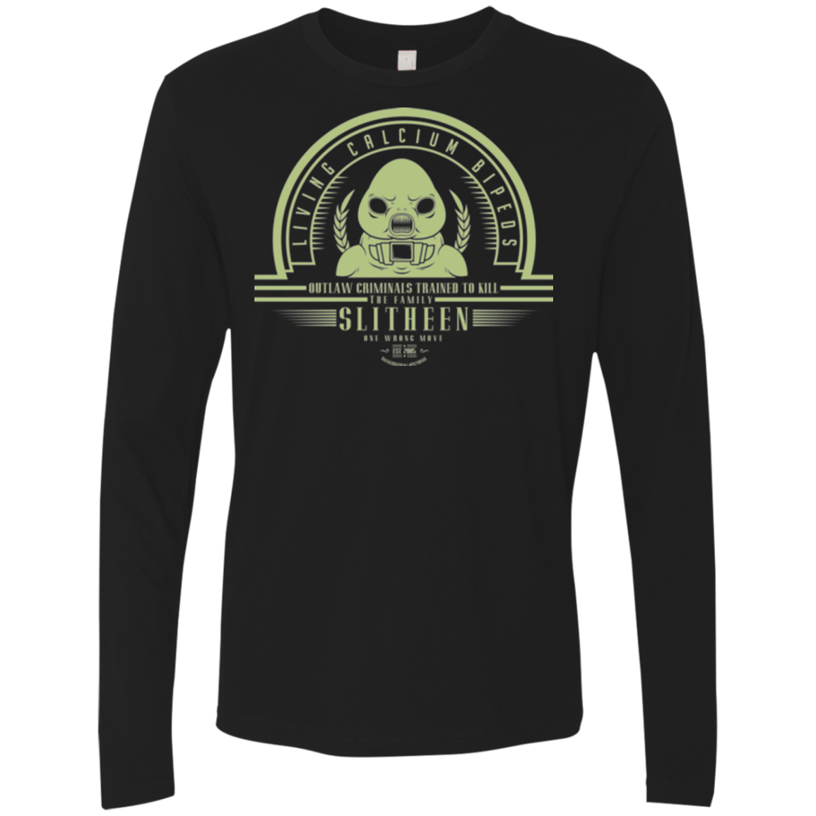 T-Shirts Black / Small Who Villains 2 Men's Premium Long Sleeve