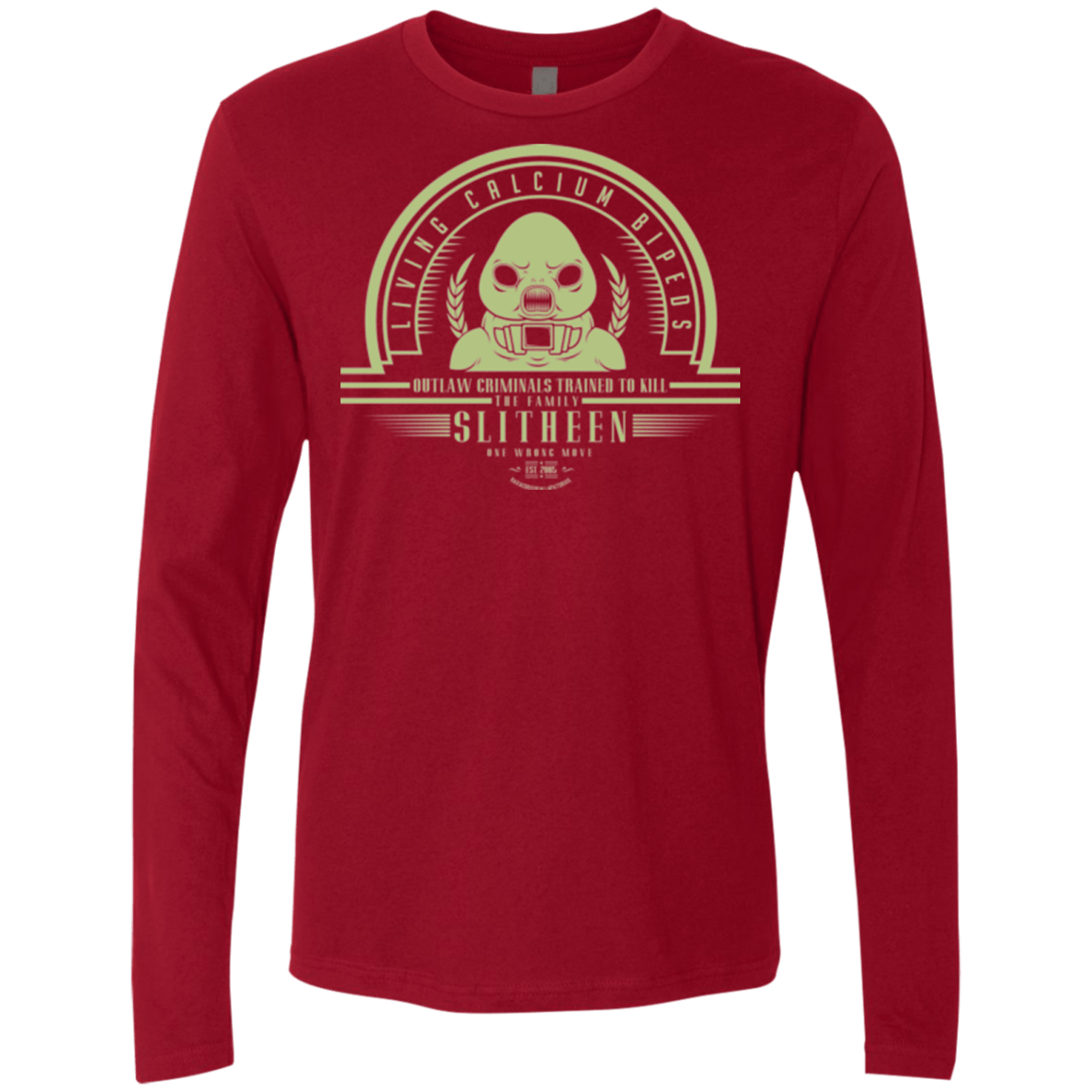 T-Shirts Cardinal / Small Who Villains 2 Men's Premium Long Sleeve