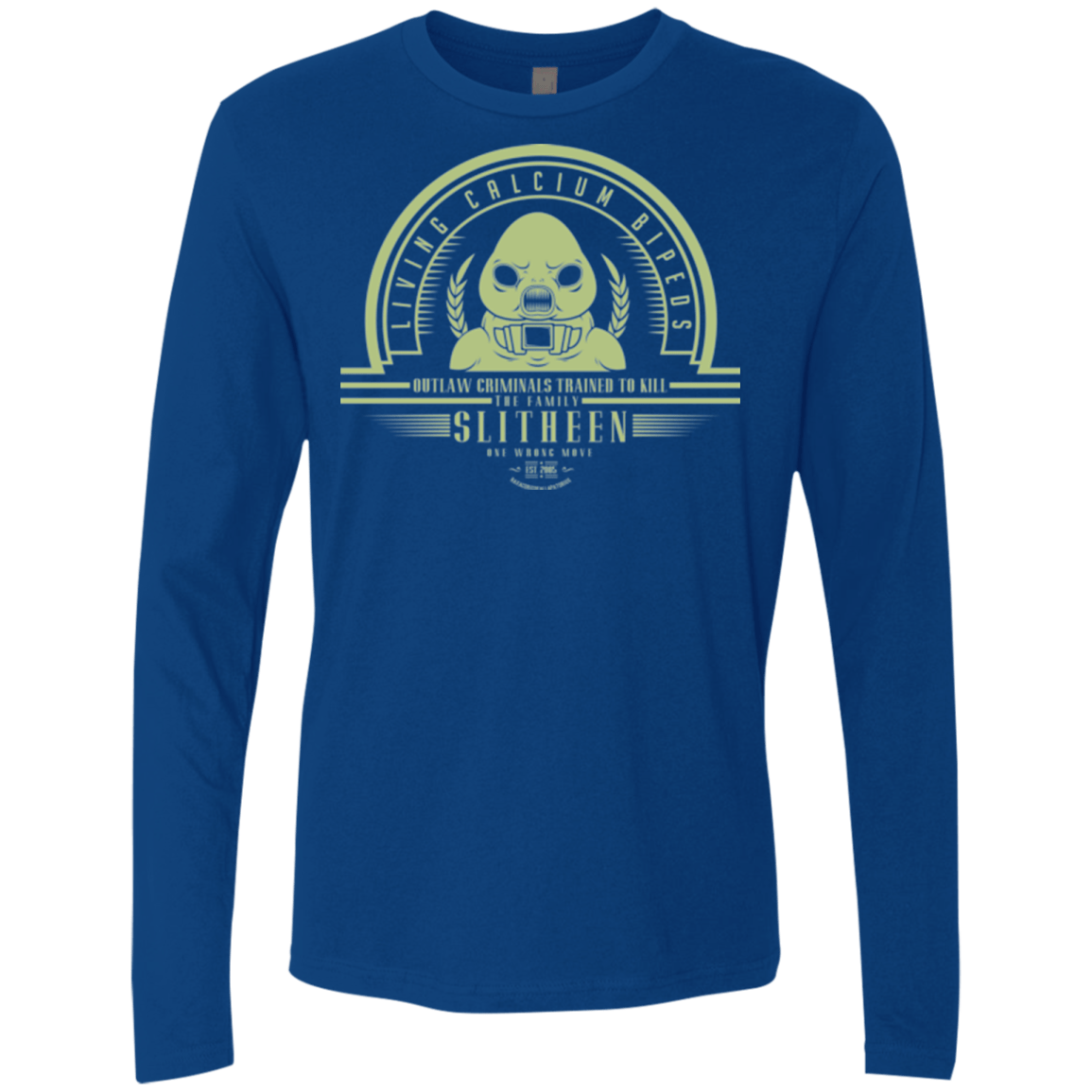 T-Shirts Royal / Small Who Villains 2 Men's Premium Long Sleeve