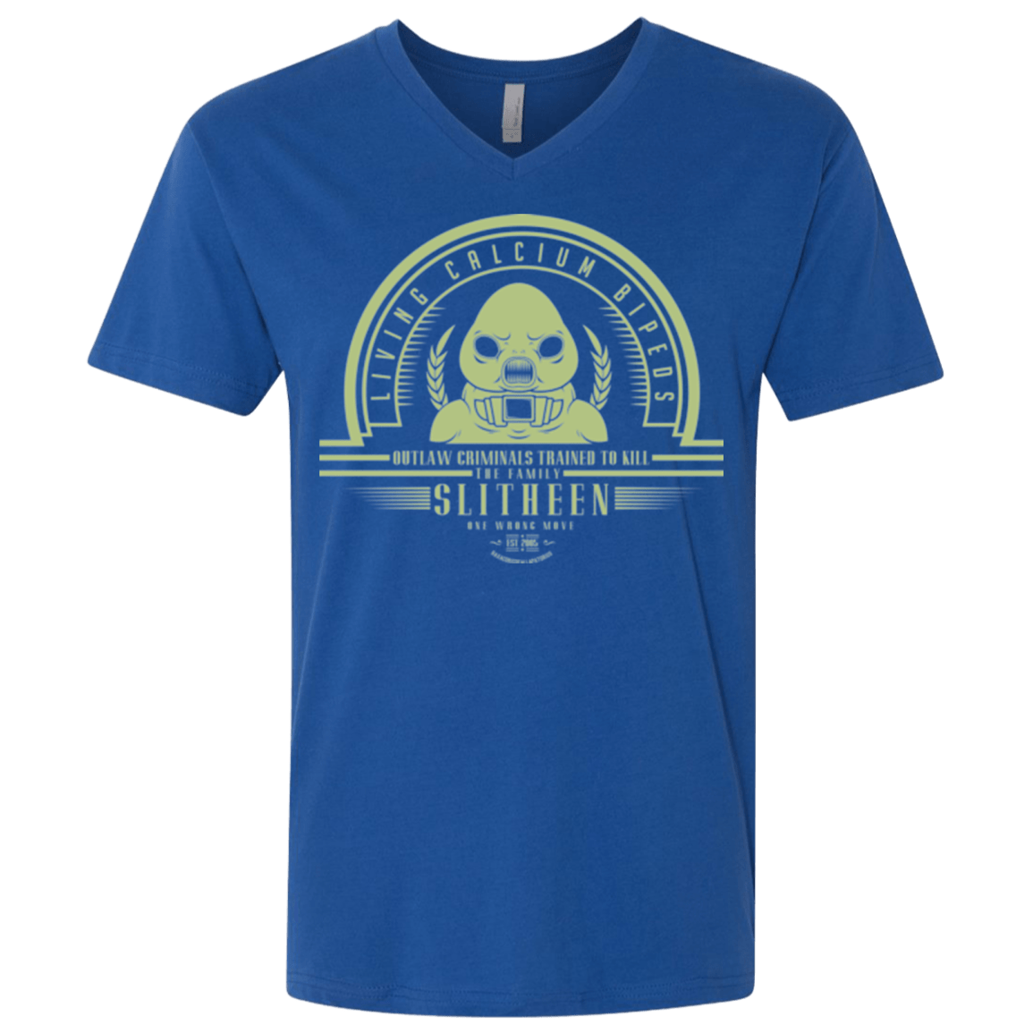 T-Shirts Royal / X-Small Who Villains 2 Men's Premium V-Neck