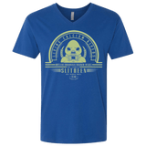 T-Shirts Royal / X-Small Who Villains 2 Men's Premium V-Neck