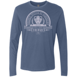 T-Shirts Indigo / Small Who Villains Cybermen Men's Premium Long Sleeve