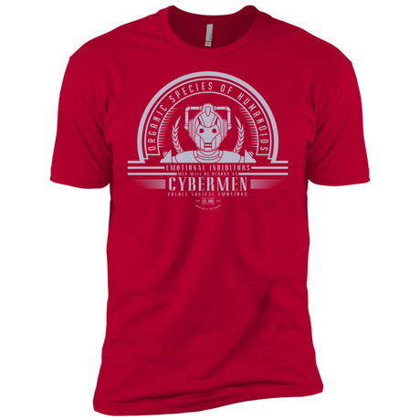T-Shirts Red / X-Small Who Villains Cybermen Men's Premium T-Shirt