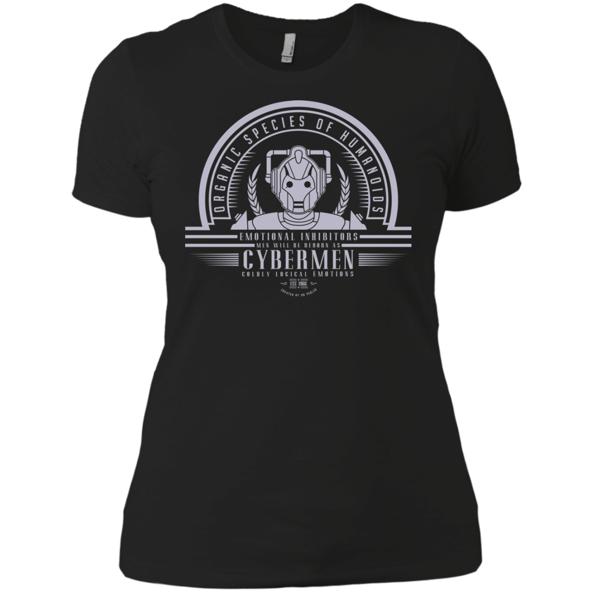 T-Shirts Black / X-Small Who Villains Cybermen Women's Premium T-Shirt