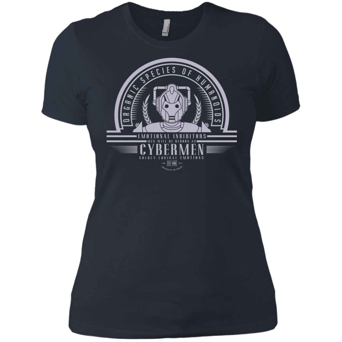 T-Shirts Indigo / X-Small Who Villains Cybermen Women's Premium T-Shirt