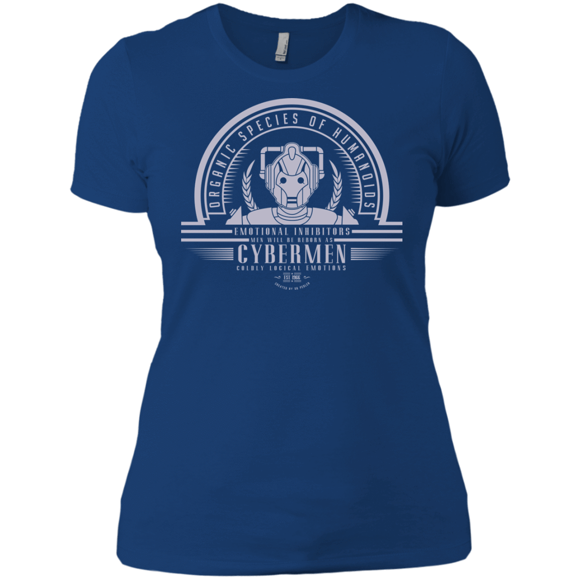 T-Shirts Royal / X-Small Who Villains Cybermen Women's Premium T-Shirt