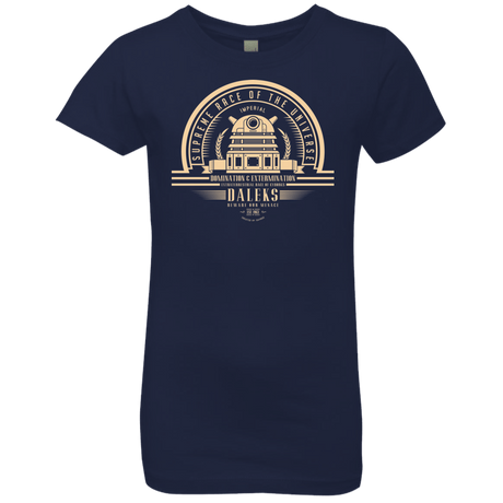 T-Shirts Midnight Navy / YXS Who Villains Daleks Girls Premium T-Shirt