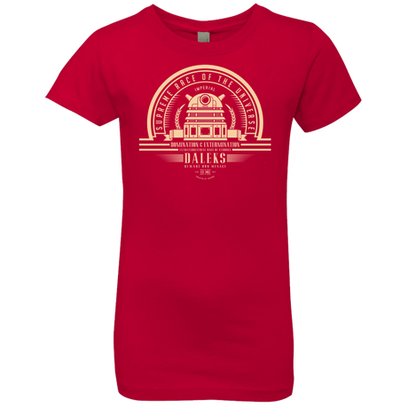 T-Shirts Red / YXS Who Villains Daleks Girls Premium T-Shirt