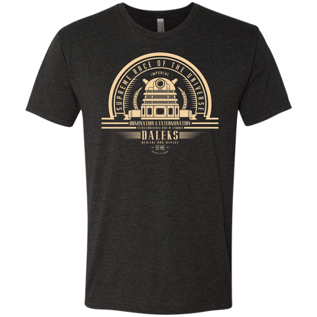 T-Shirts Vintage Black / Small Who Villains Daleks Men's Triblend T-Shirt