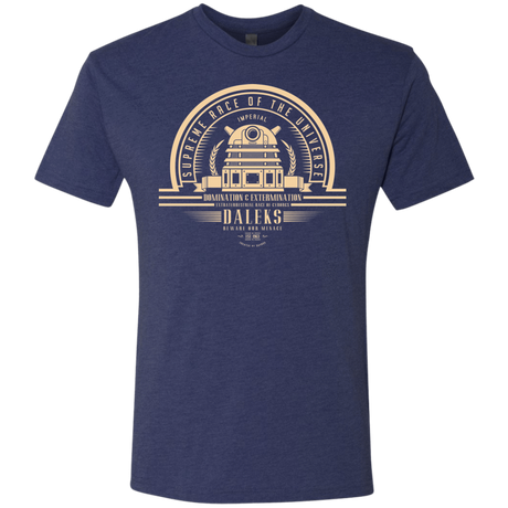 T-Shirts Vintage Navy / Small Who Villains Daleks Men's Triblend T-Shirt