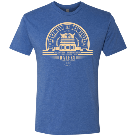 T-Shirts Vintage Royal / Small Who Villains Daleks Men's Triblend T-Shirt
