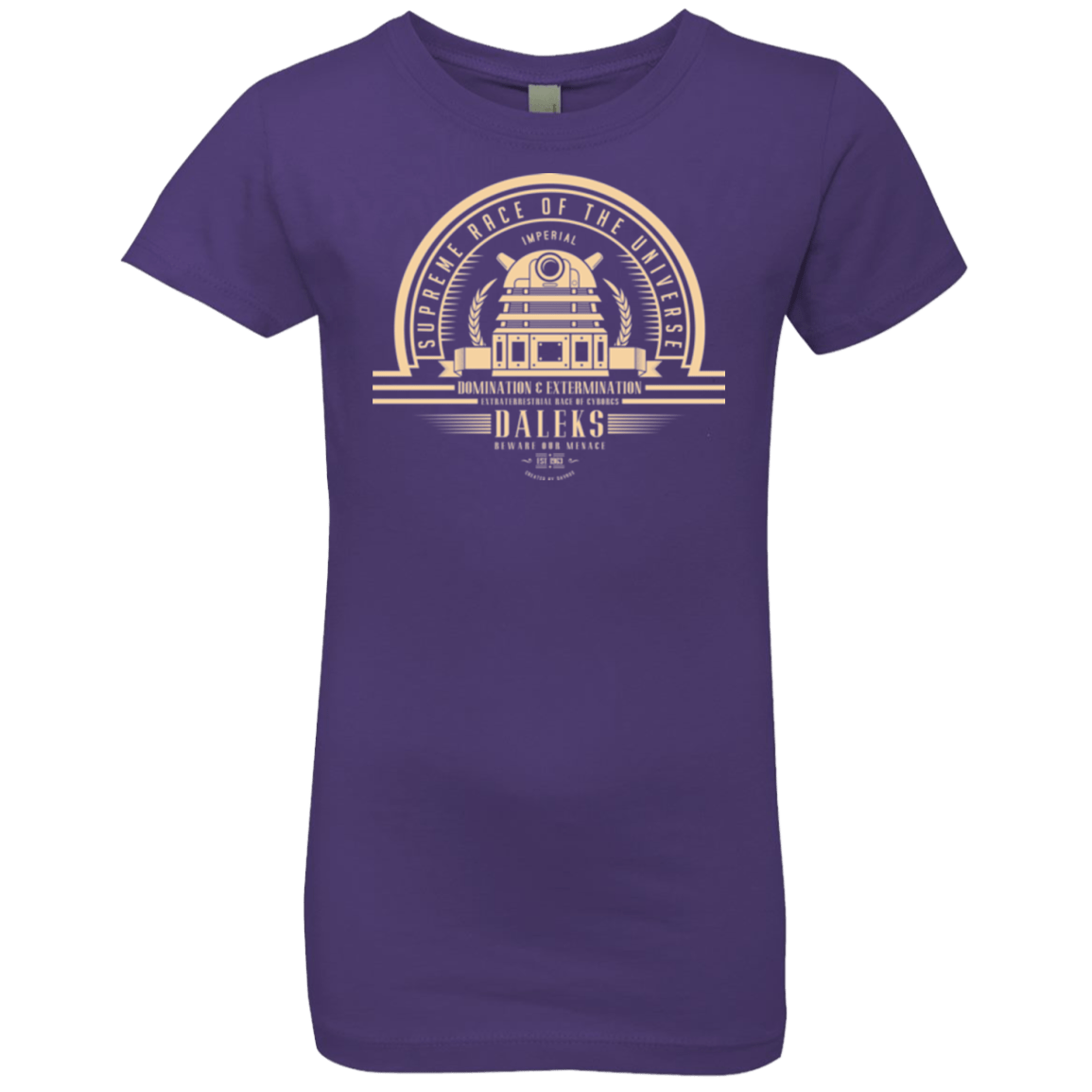 T-Shirts Purple Rush / YXS Who Villains Girls Premium T-Shirt