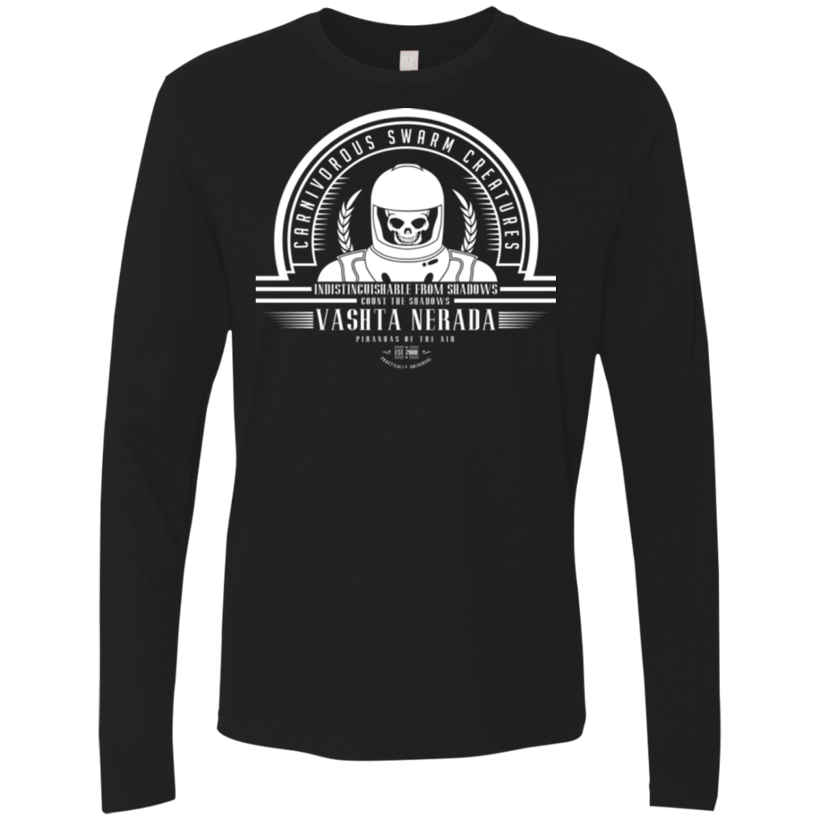 T-Shirts Black / Small Who Villains Men's Premium Long Sleeve