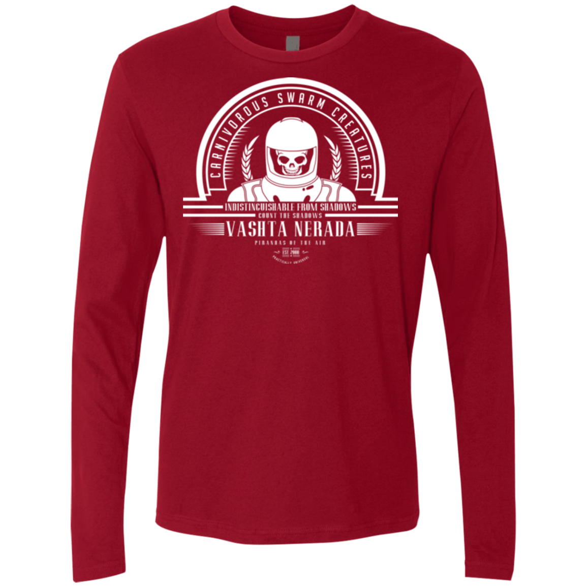 T-Shirts Cardinal / Small Who Villains Men's Premium Long Sleeve