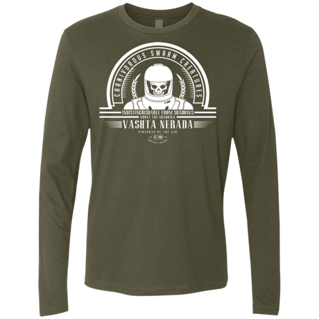 T-Shirts Military Green / Small Who Villains Men's Premium Long Sleeve